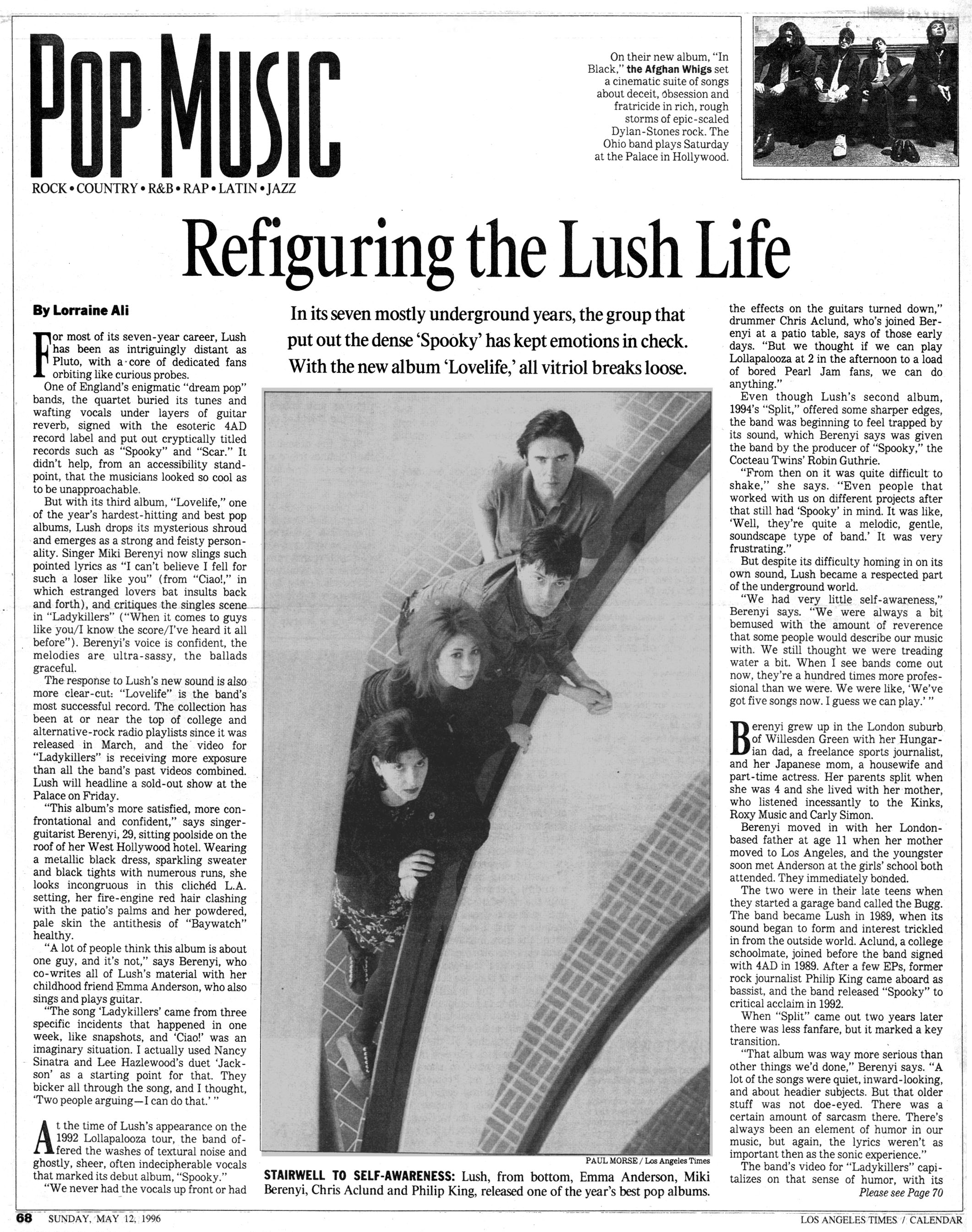 LUSH Remembered Feature Articles